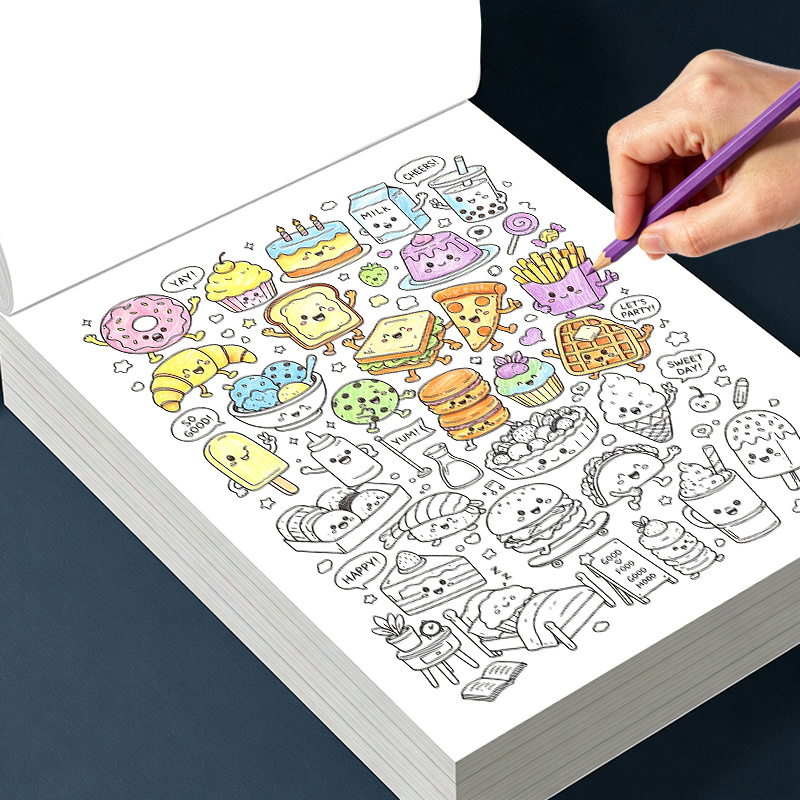Adult Coloring Book Stress Relief - 16 Halaman Buku Mewarnai untuk Dewasa
