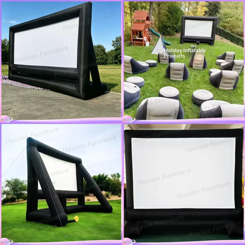 Movies - Layar Proyektor Tiup Besar Tahan Air