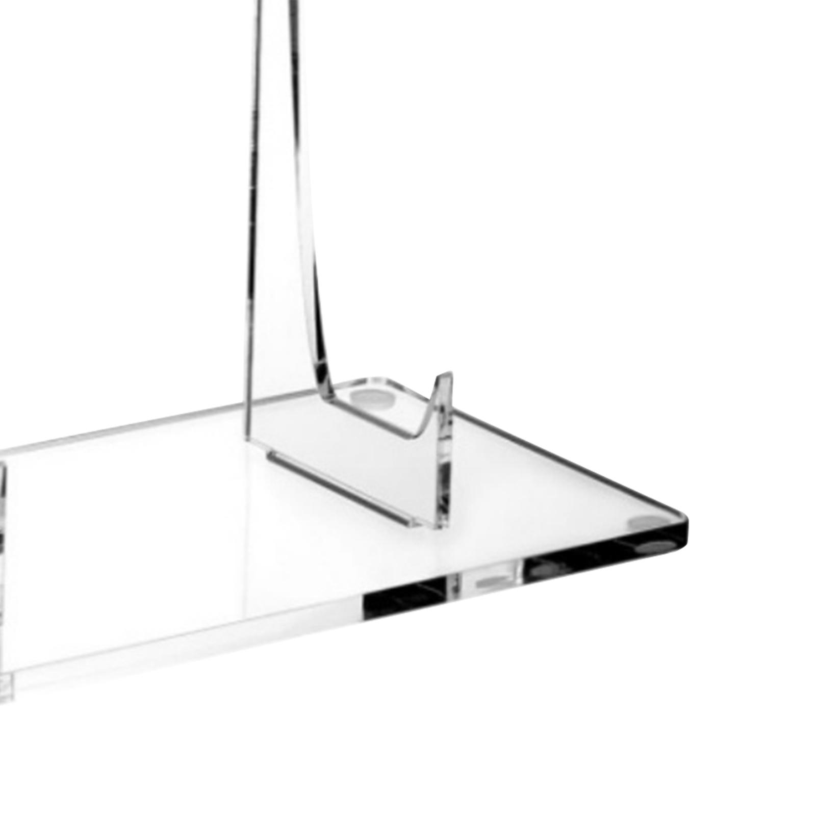 Clear Acrylic Book Stand Holder - Penyangga Akrilik untuk Pajangan, Tempat Piring