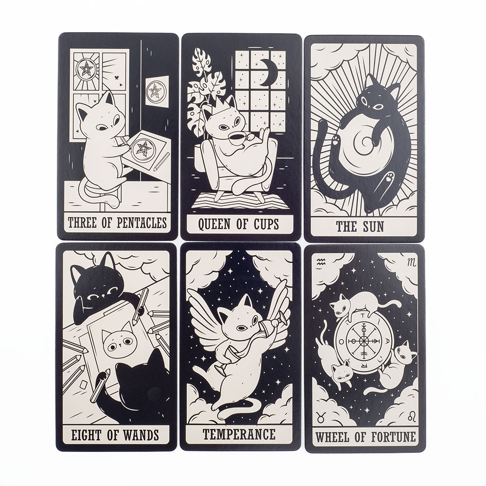 Set Kartu Tarot Kucing, 78 Kar - Tarot Deck With Guidebook ulasan dan harga