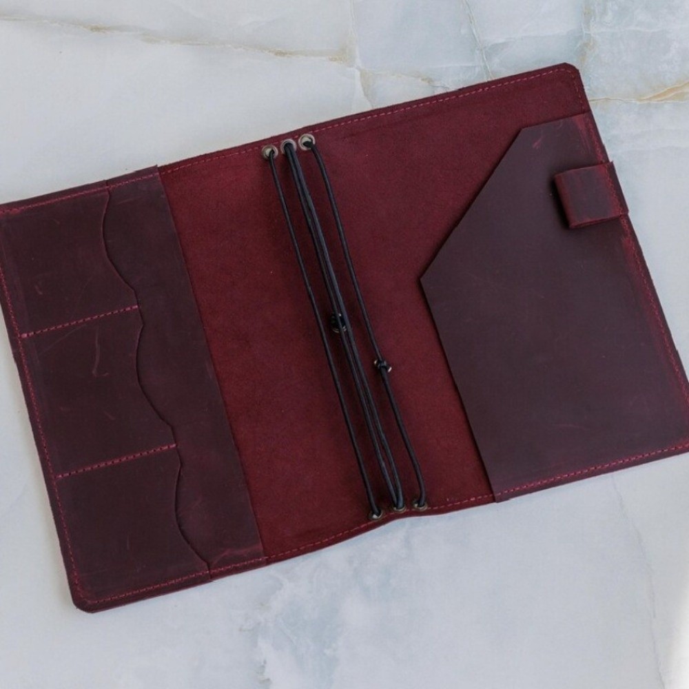 Organizer Buku Catatan Isi Ula - Vintage Leather Journal Notebook ulasan dan harga