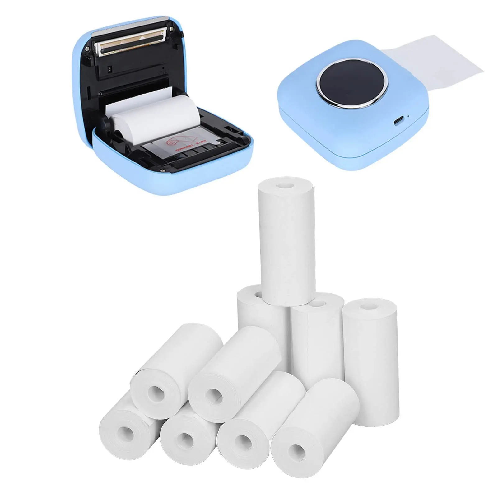 10 buah kertas Printer Mini, 5 - Mini Pocket Thermal Printer Paper Roll ulasan dan harga