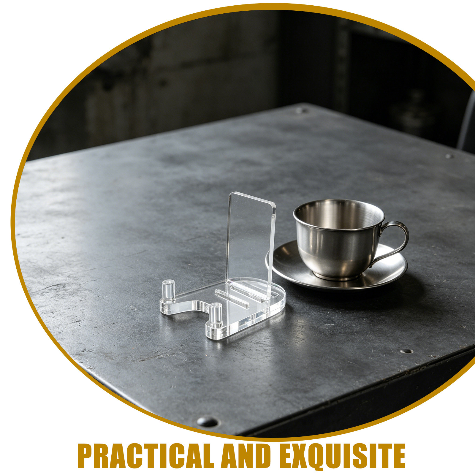 Penyangga Piring Akrilik Trans - Clear Acrylic Book Stand Holder ulasan dan harga