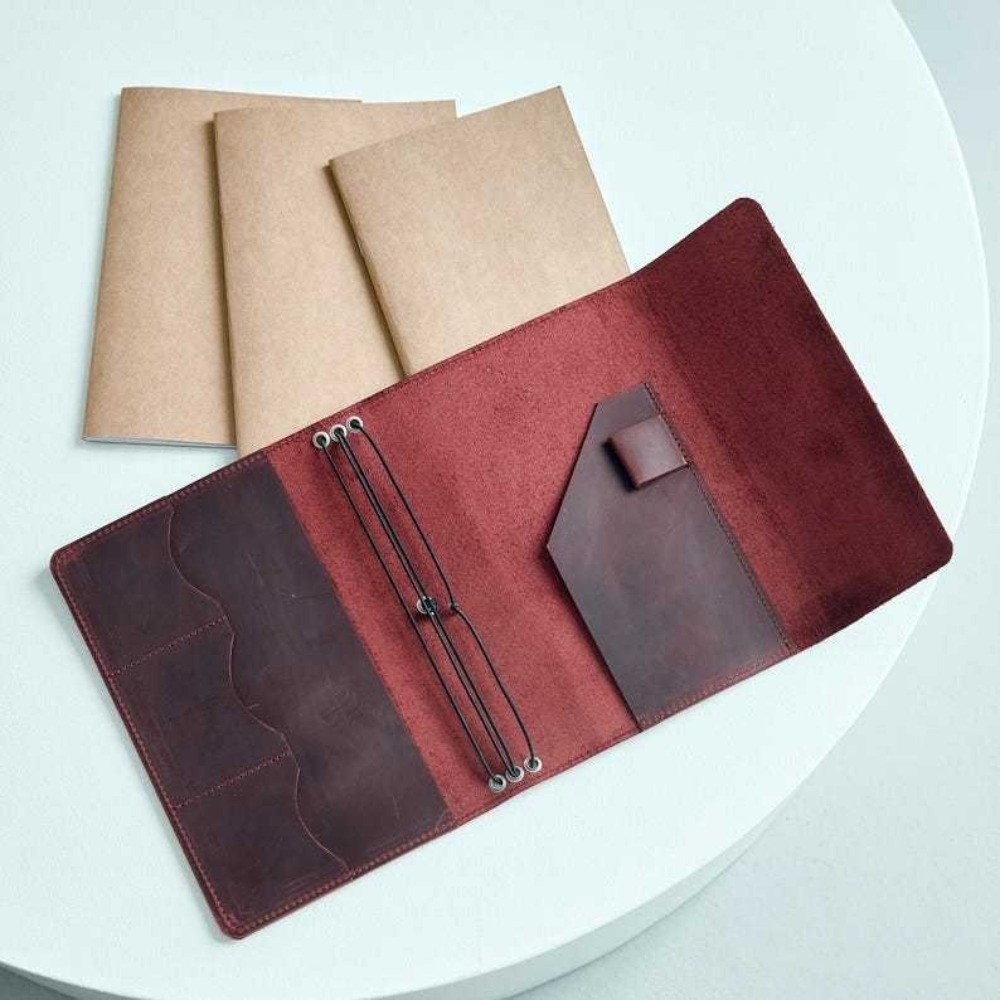 Buku Catatan Kulit yang Dapat  - Vintage Leather Journal Notebook ulasan dan harga