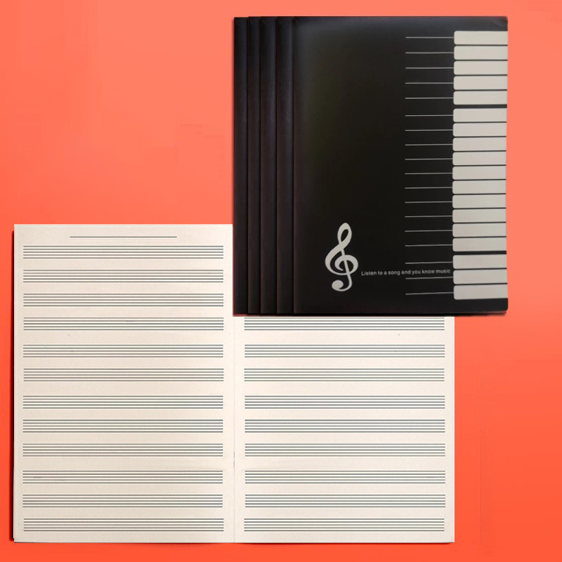 18 Lembar Buku Catatan Latihan - Blank Sheet Music Notebook ulasan dan harga