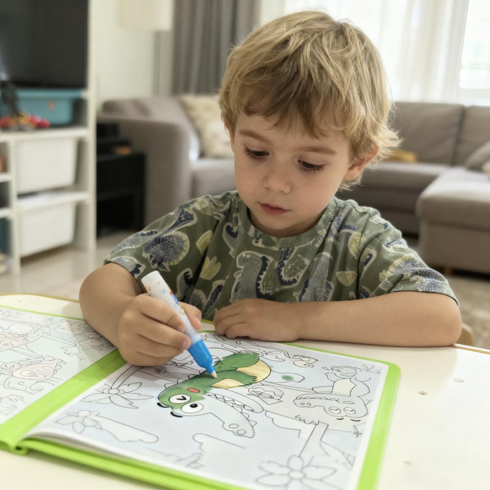 Buku Gambar Air Ajaib DIY Buku - Reusable Water Magic Coloring Book ulasan dan harga