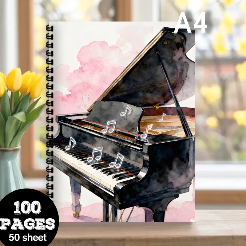 Ukuran A4, Buku Catatan Musik, - Blank Sheet Music Notebook ulasan dan harga