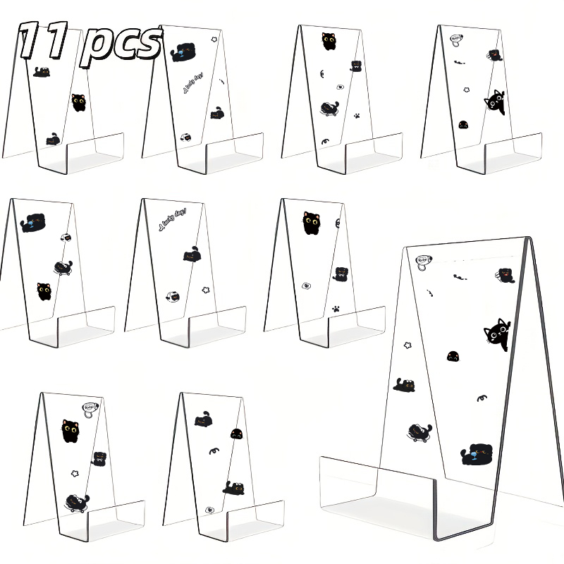 11 buah penyangga buku akrilik - Clear Acrylic Book Stand Holder ulasan dan harga